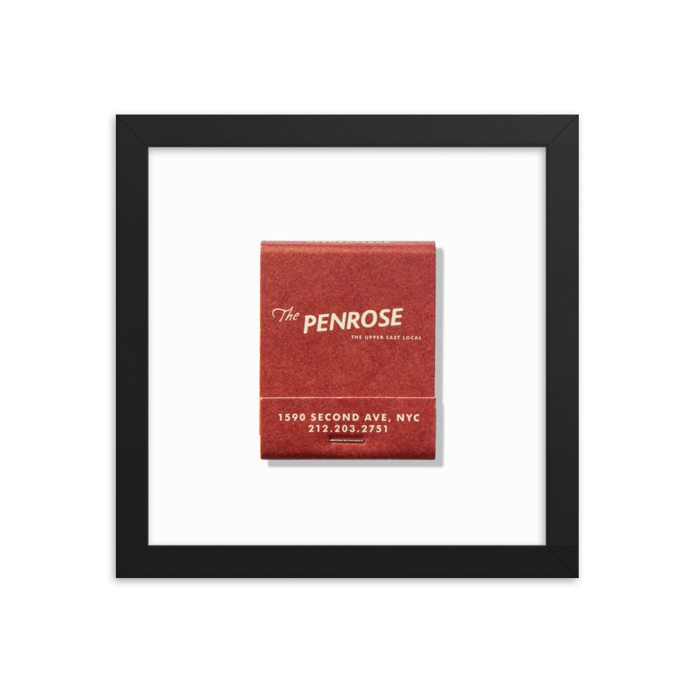 The Penrose Matchbox Framed Print