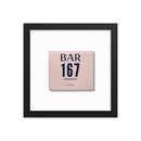 Bar 167 Framed Print