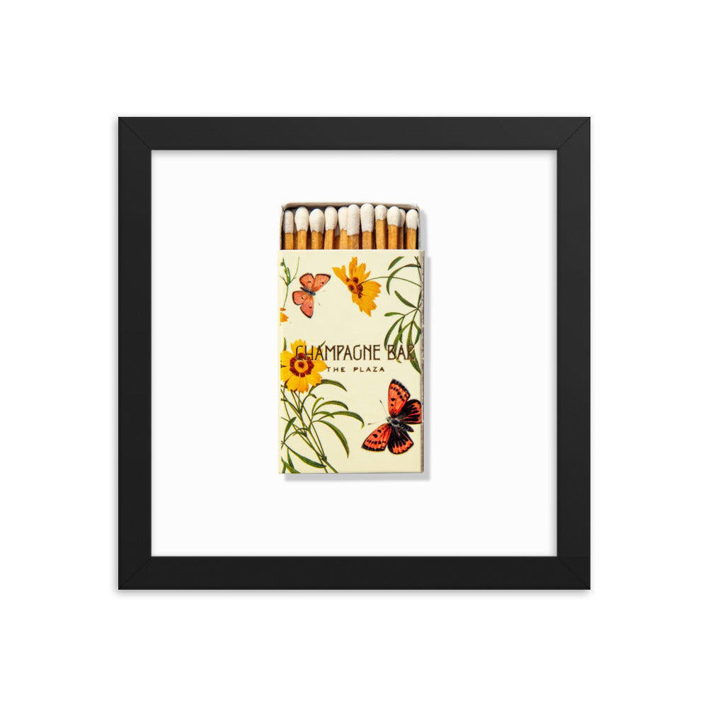 Champagne Bar Framed Print