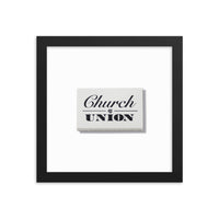 Church & Union Framed Print