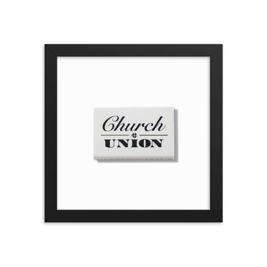 Church & Union Framed Print