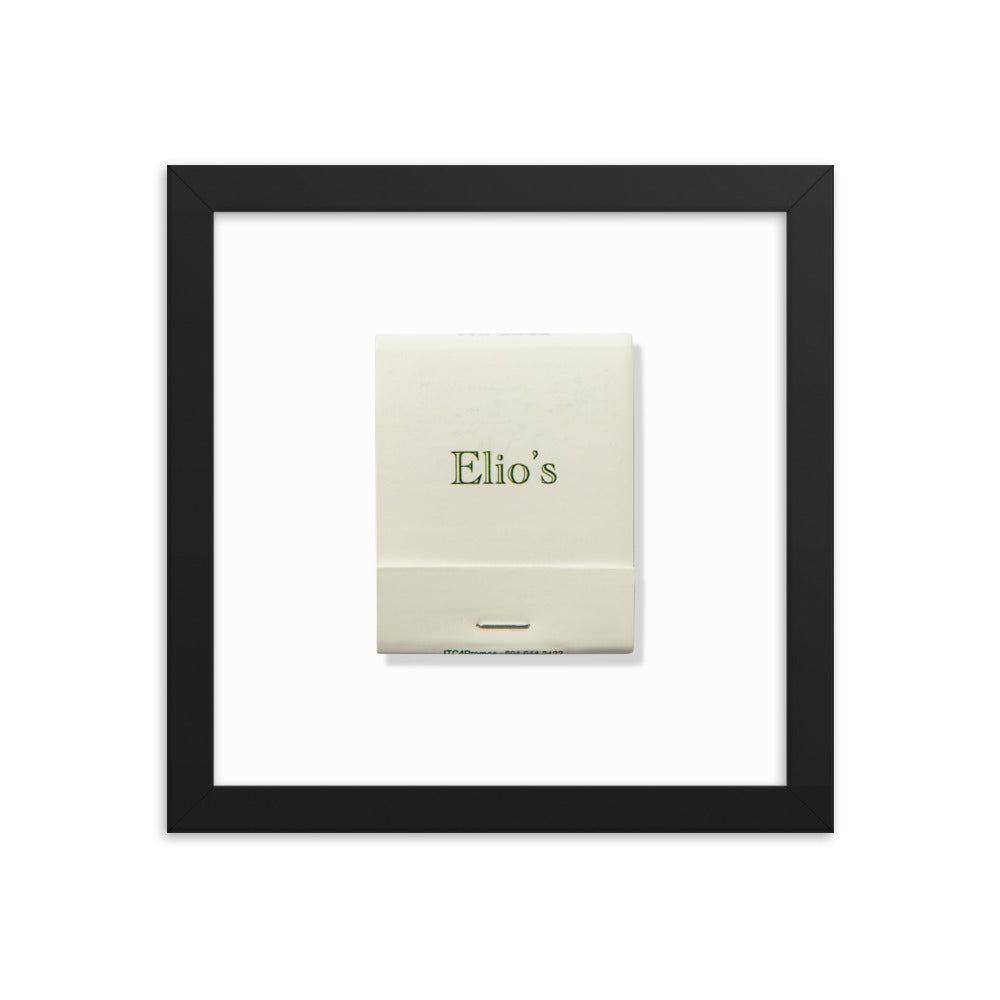 Elio’s Framed Print