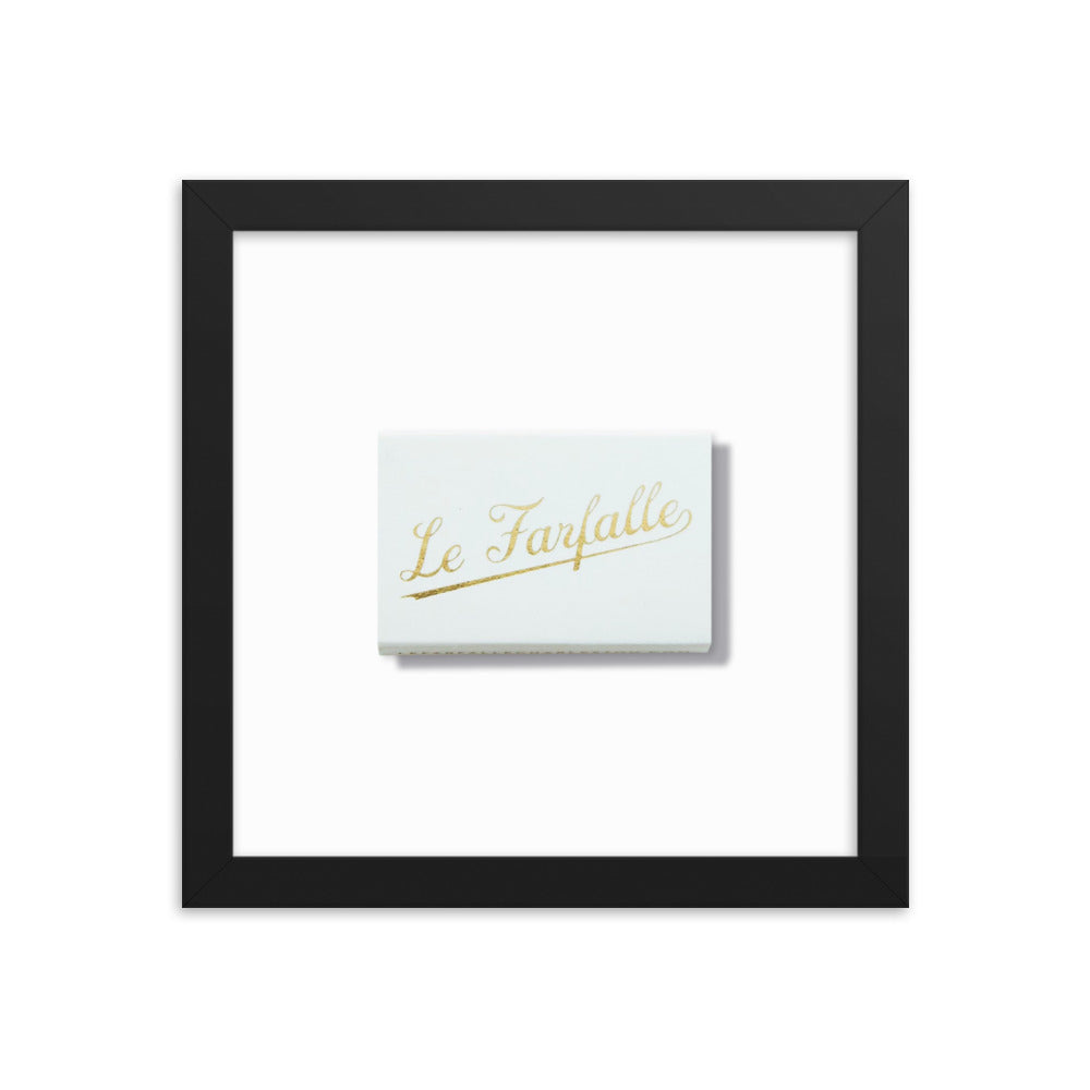 Le Farfalle Framed Print