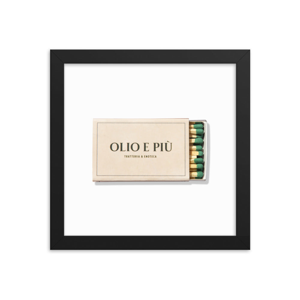 Olio E Piu Framed Print