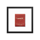 The Penrose Matchbox Framed Print