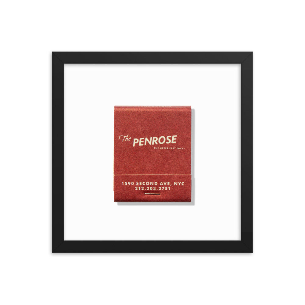 The Penrose Matchbox Framed Print