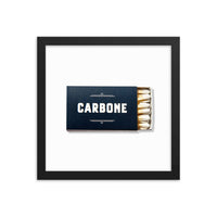 Carbone Framed Print