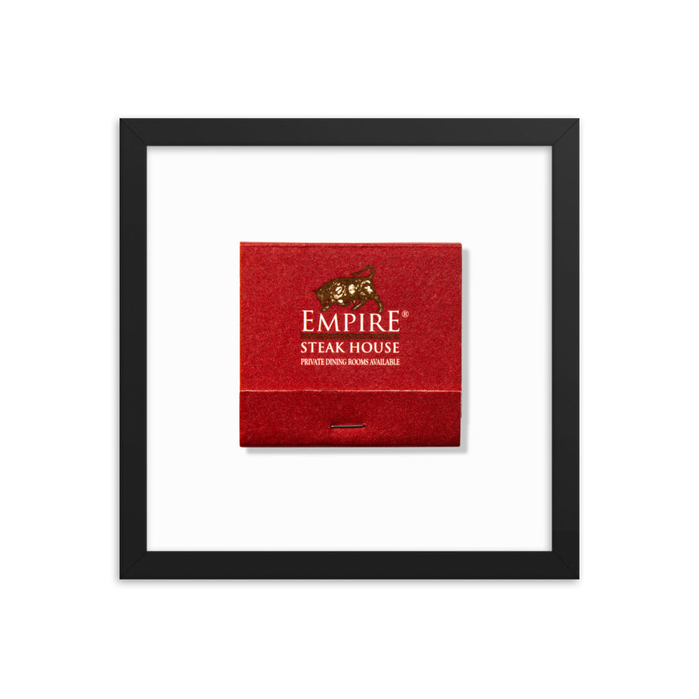 Empire Steakhouse Framed Print