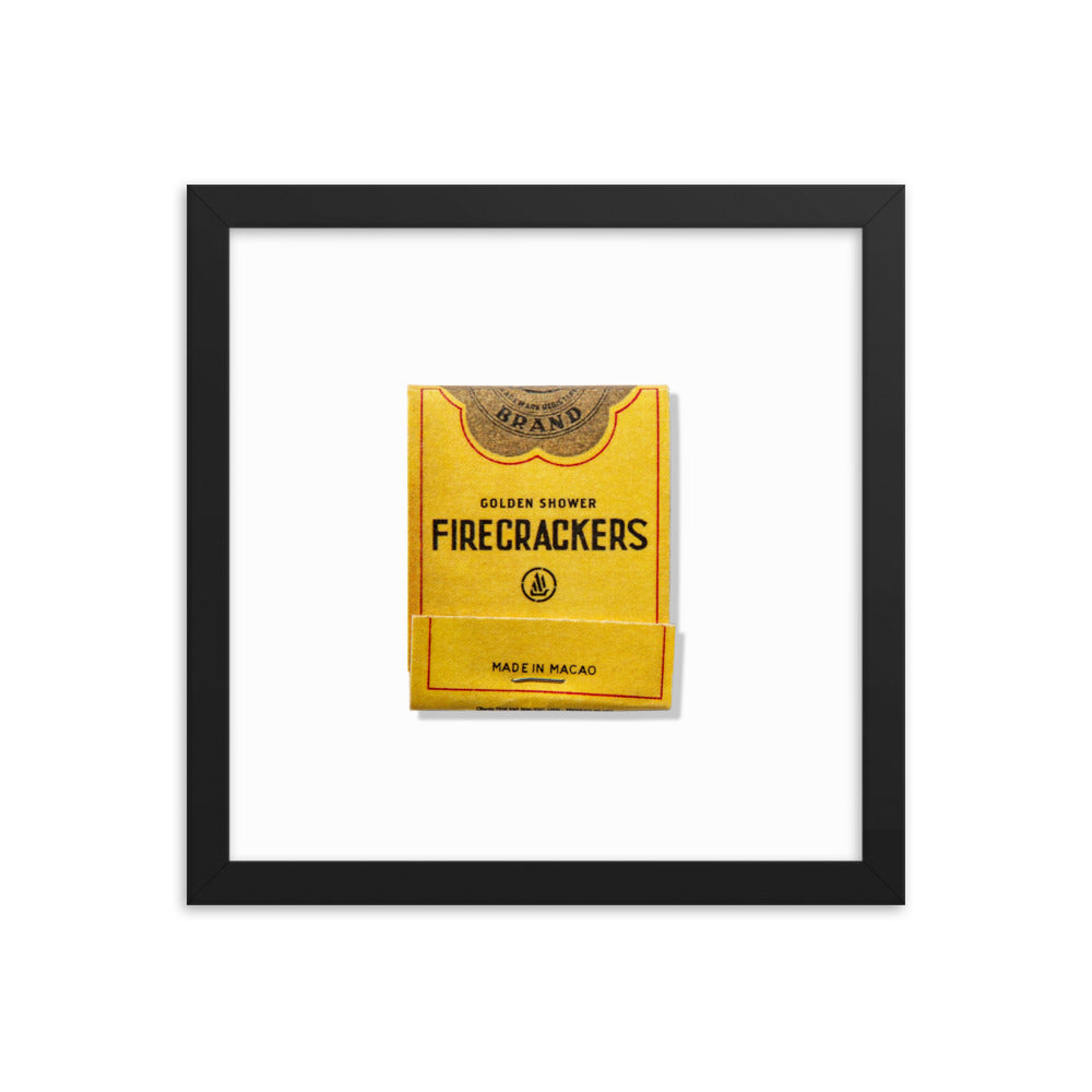 Firecrackers Framed Print