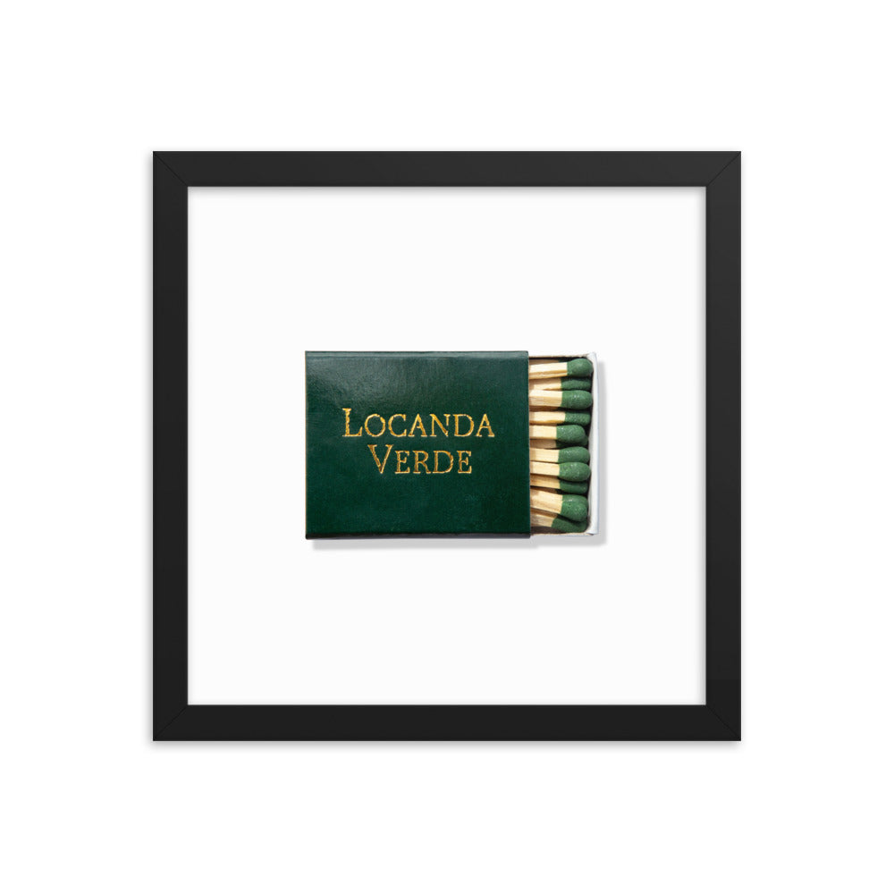 Locanda Verde Framed Print