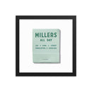 Millers All Day Framed Print