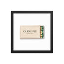 Olio E Piu Framed Print