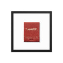 The Penrose Matchbox Framed Print