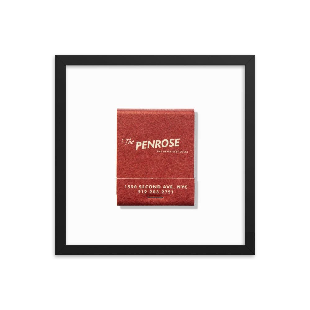 The Penrose Matchbox Framed Print