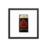 Strip House Matchbox Framed Print