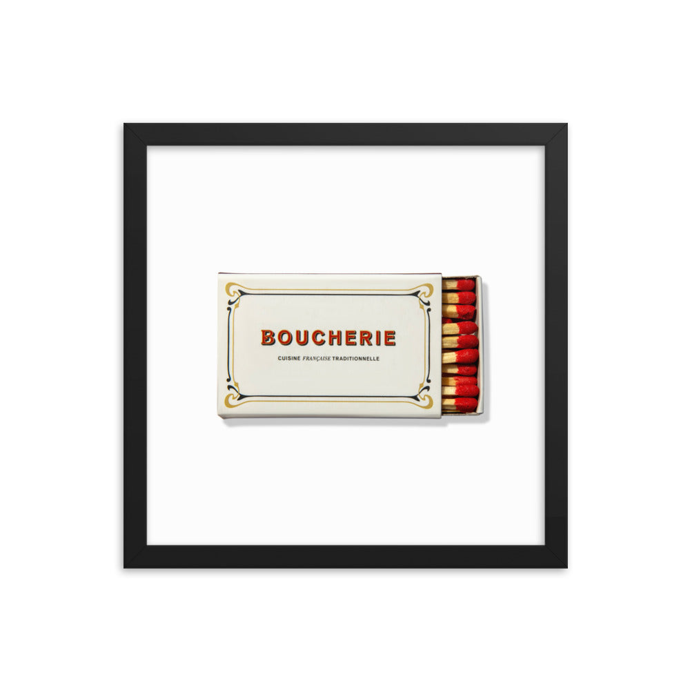 Boucherie Framed Print