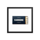 Carbone Framed Print