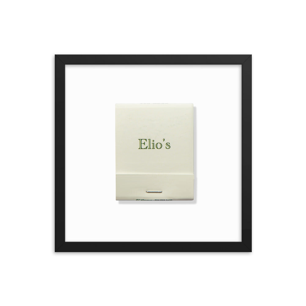 Elio’s Framed Print