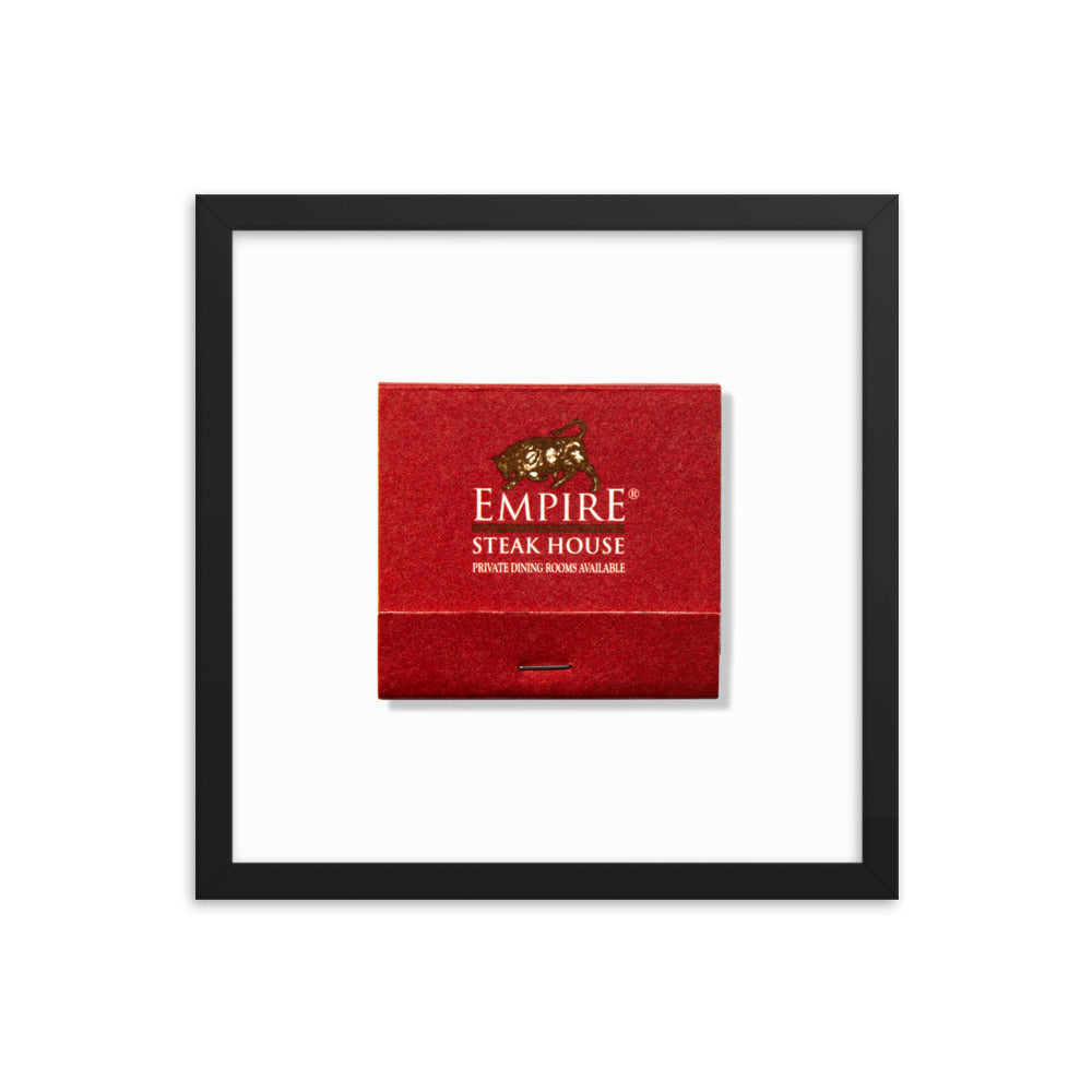 Empire Steakhouse Framed Print