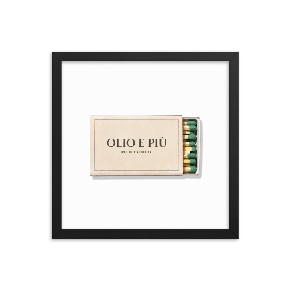 Olio E Piu Framed Print