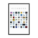 Richmond Vintage City Framed Print