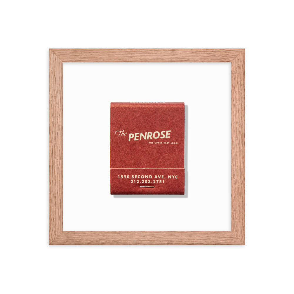 The Penrose Matchbox Framed Print