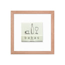 Babas on Cannon Framed Print