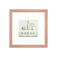 Babas on Cannon Framed Print