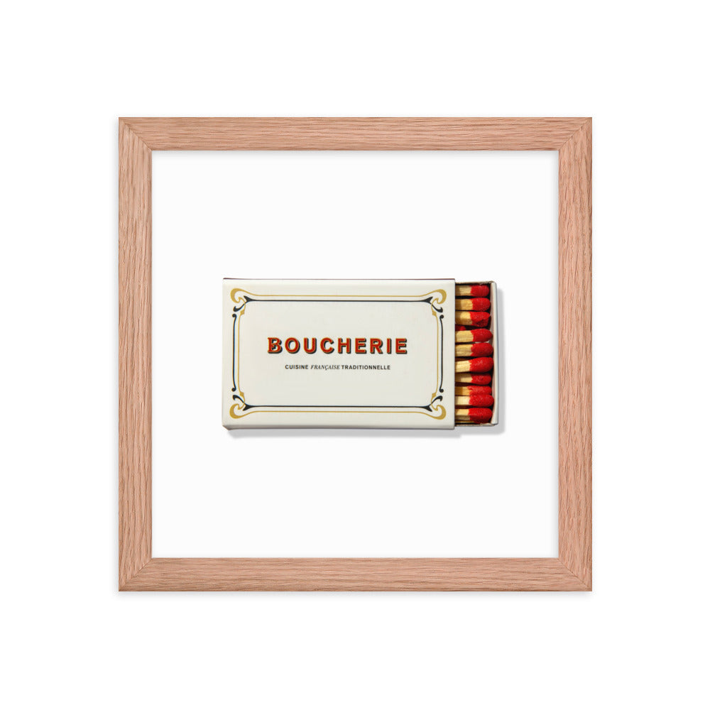 Boucherie Framed Print