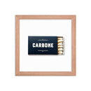 Carbone Framed Print