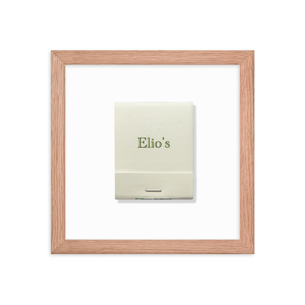 Elio’s Framed Print