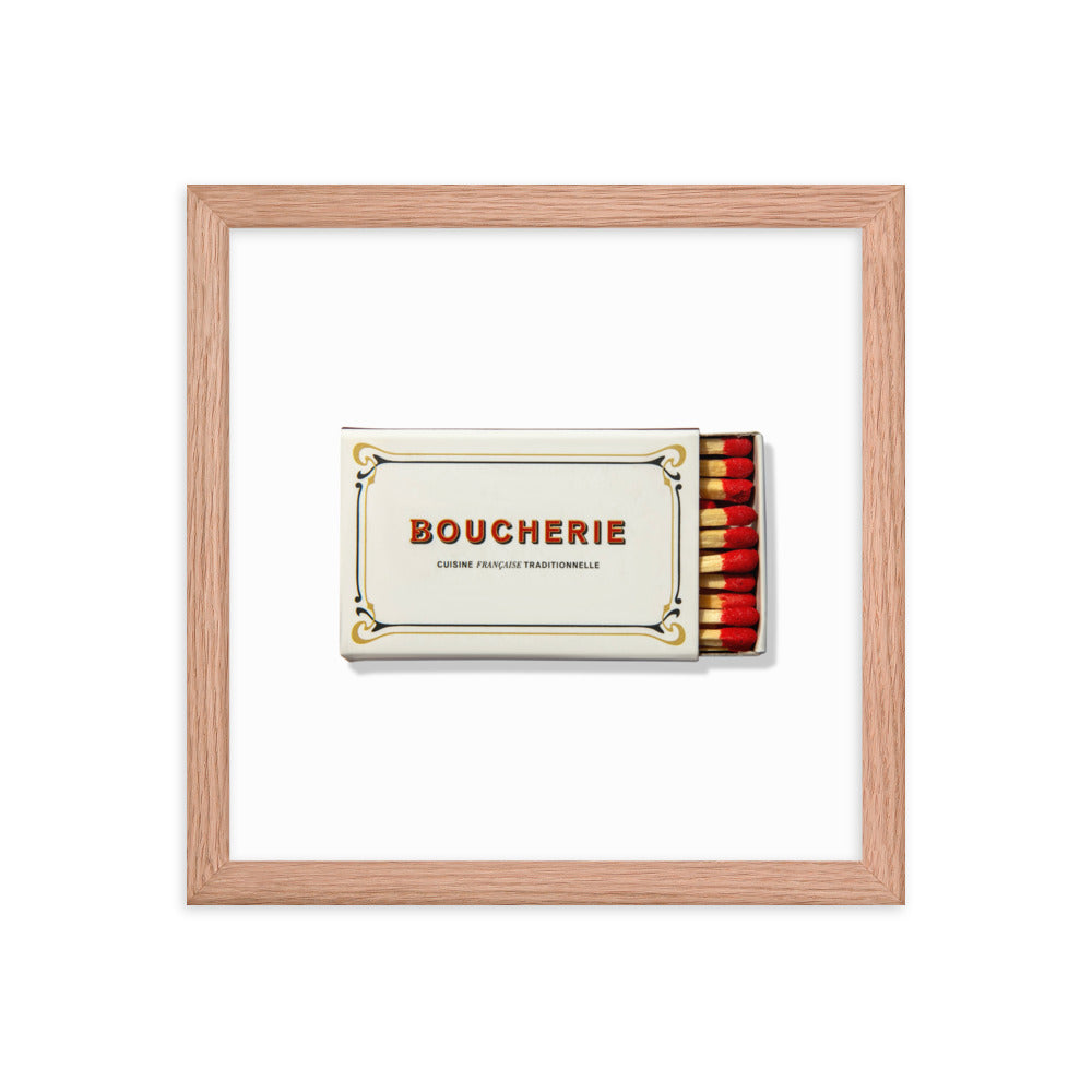 Boucherie Framed Print