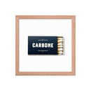 Carbone Framed Print