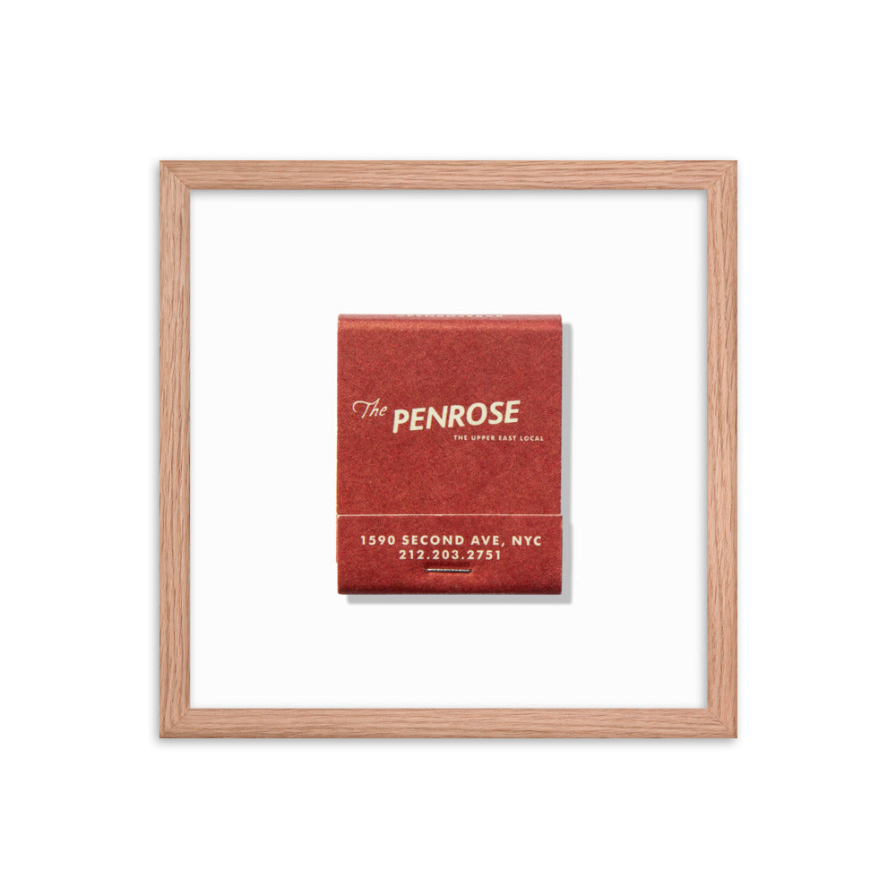 The Penrose Matchbox Framed Print