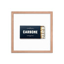 Carbone Framed Print