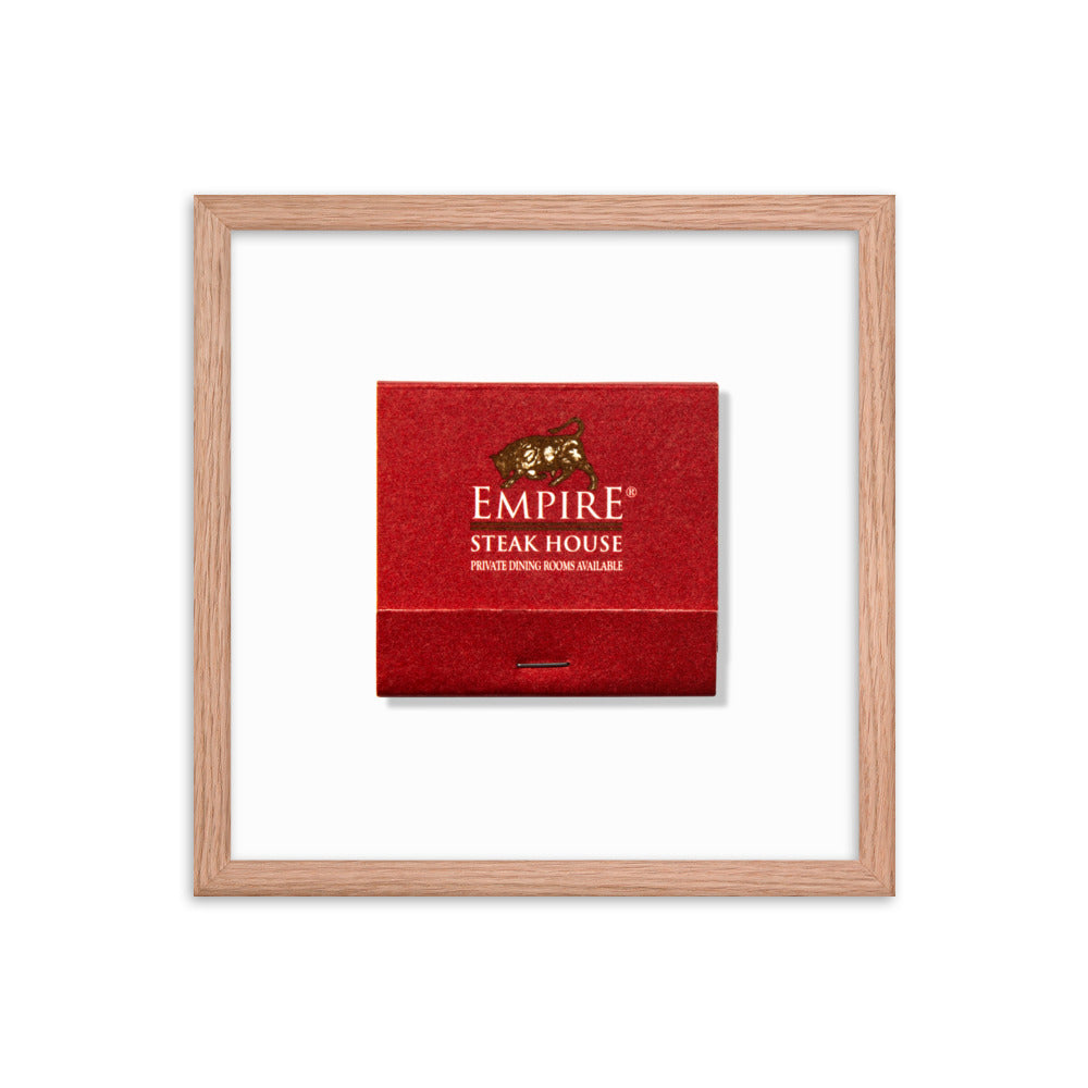 Empire Steakhouse Framed Print