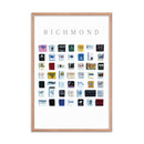 Richmond Vintage City Framed Print