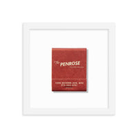 The Penrose Matchbox Framed Print