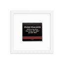 Sparks Steak House Matchbox Framed Print