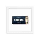 Carbone Framed Print