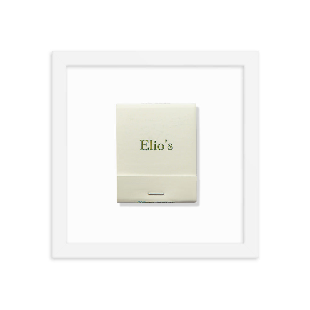 Elio’s Framed Print