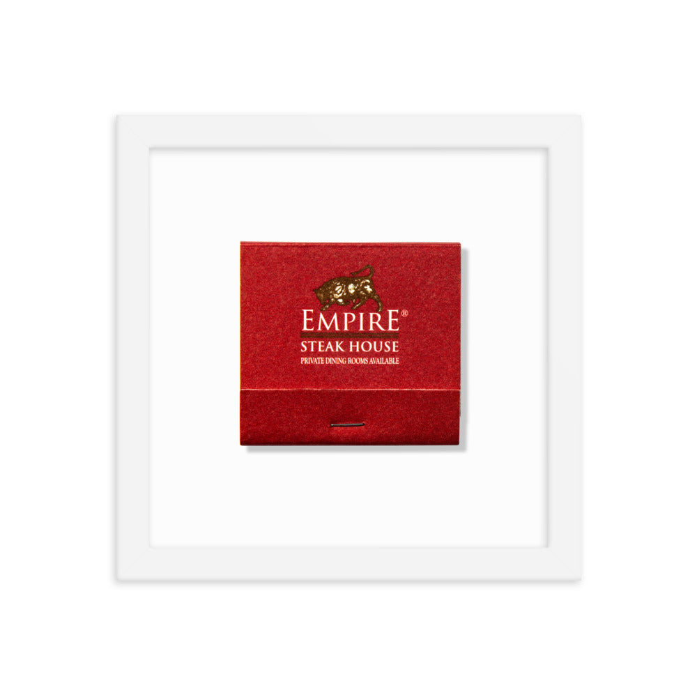 Empire Steakhouse Framed Print