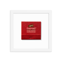 Empire Steakhouse Framed Print