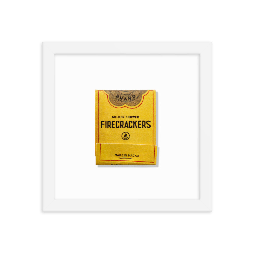 Firecrackers Framed Print