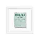 Millers All Day Framed Print