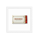 Boucherie Framed Print