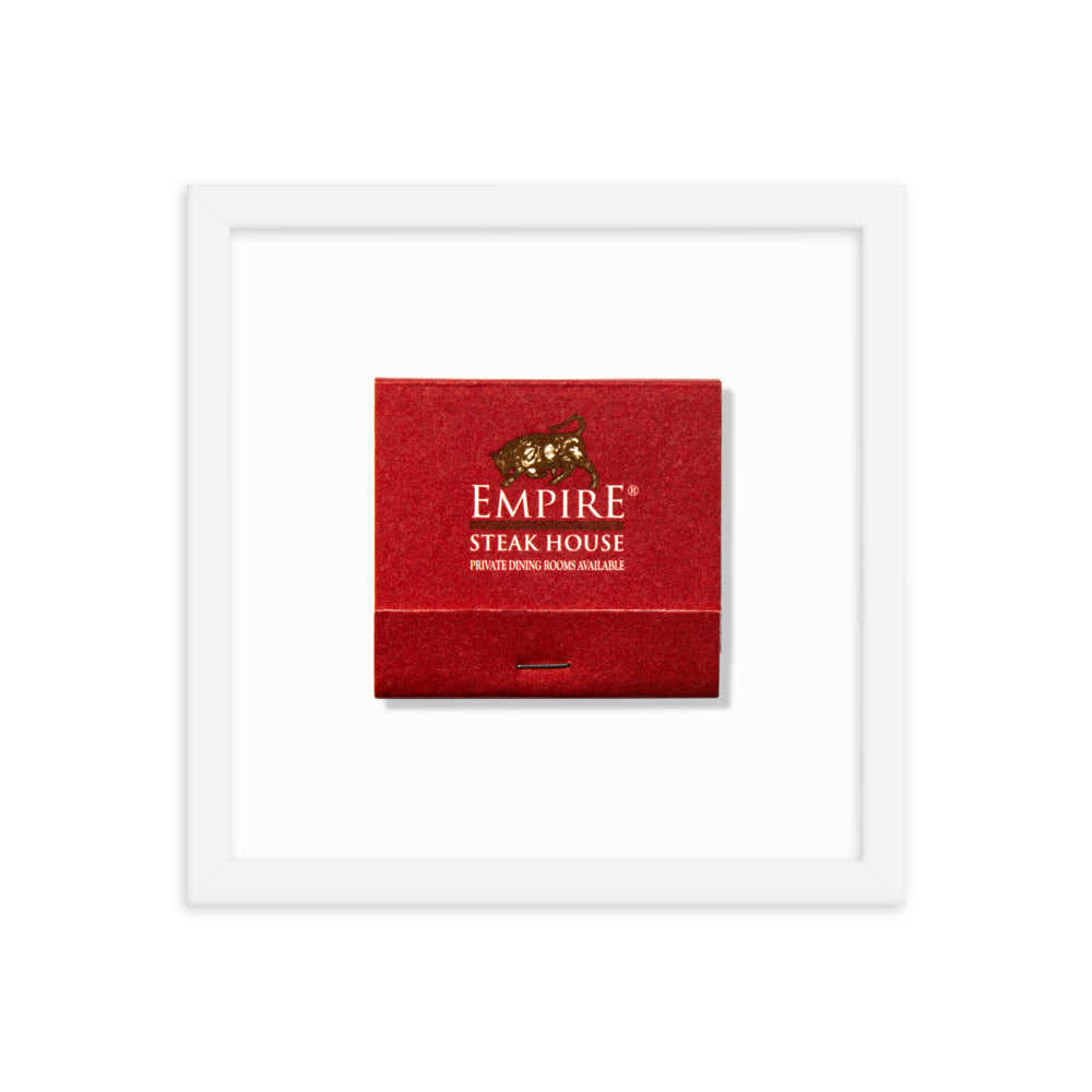 Empire Steakhouse Framed Print