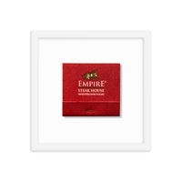 Empire Steakhouse Framed Print