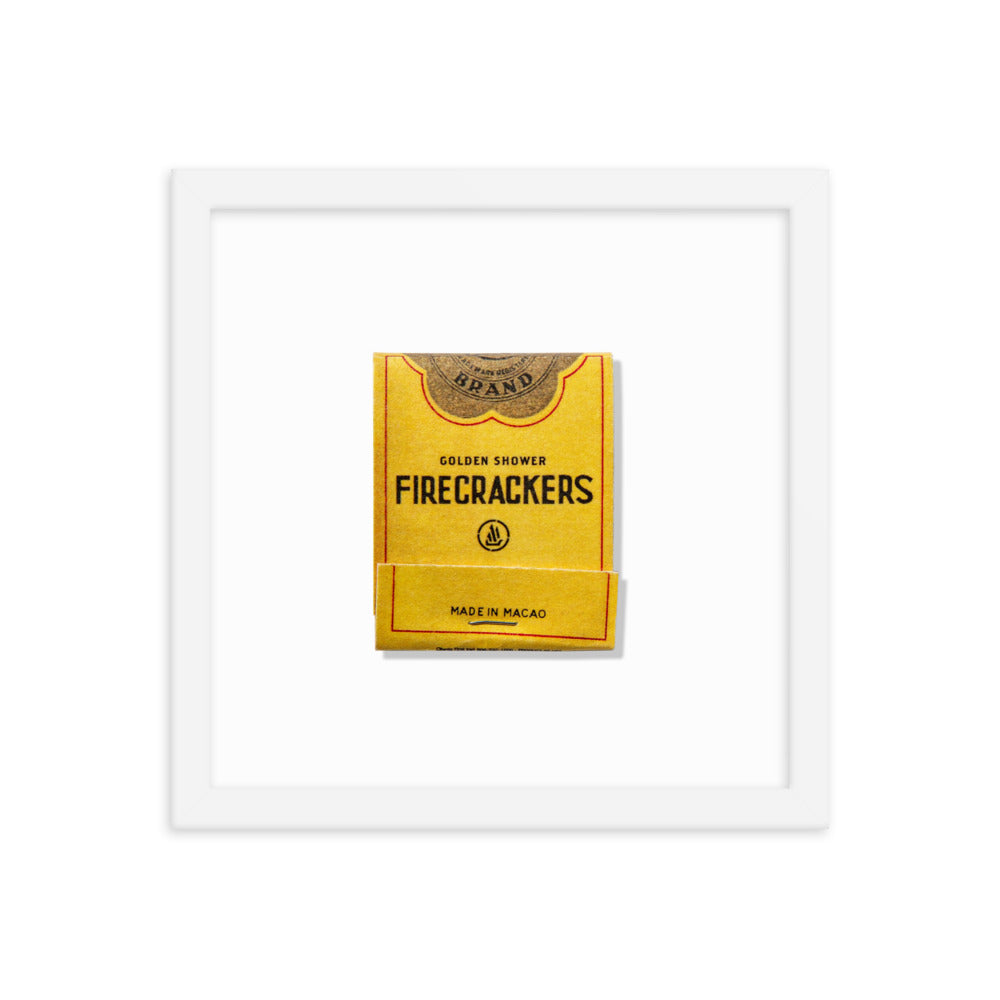 Firecrackers Framed Print