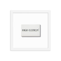 High Cotton Framed Print